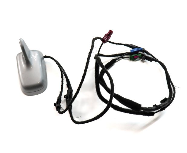 Thumbnail 2: 08-12 AUDI A5 (B8 8T) AM/FM PHONE SOS RADIO STEREO SHARK ANTENNA MAST (Silver)
