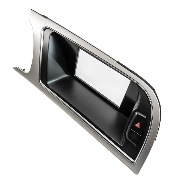 2012 AUDI A5 COUPE (B8 8T) FRONT DASH INFORMATION MEDIA SCREEN TRIM BEZEL