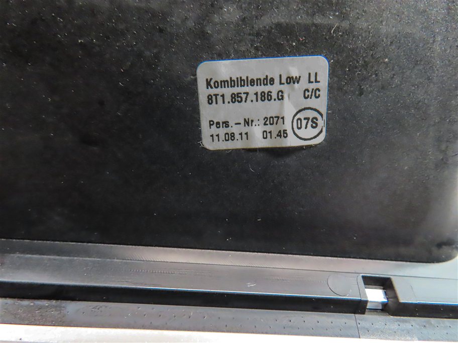 Thumbnail 5: 2012 AUDI A5 COUPE (B8 8T) FRONT DASH INFORMATION MEDIA SCREEN TRIM BEZEL