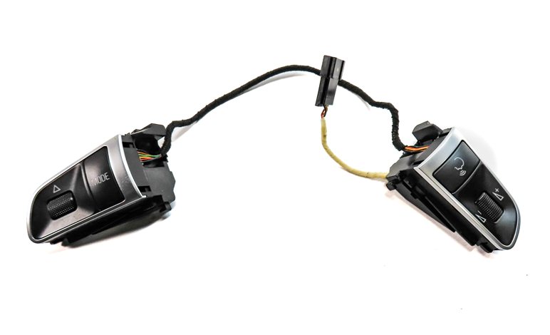 Thumbnail 3: 2012 AUDI A5 COUPE (B8 8T) DRIVER STEERING WHEEL PHONE MEDIA SWITCH BUTTON SET/2