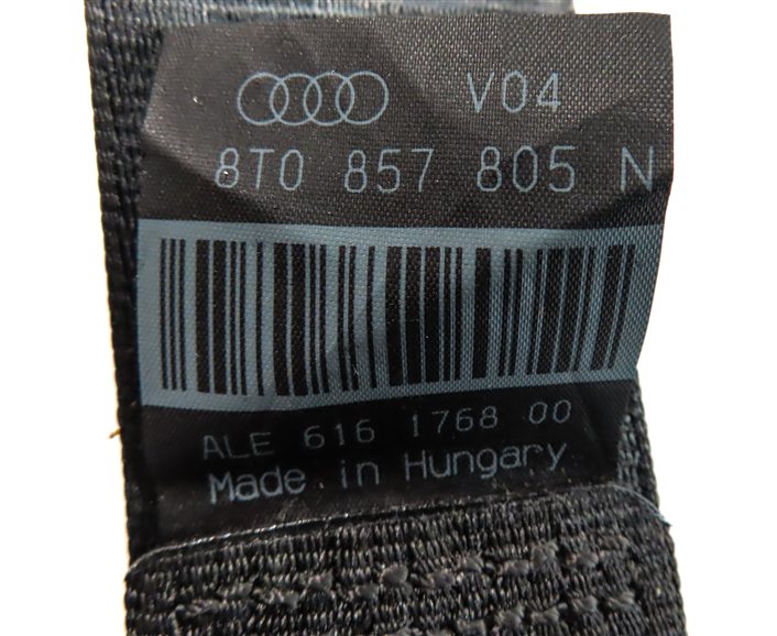 Thumbnail 5: 2012 AUDI A5 COUPE (B8 8T) REAR LEFT SEAT SEATBELT RETRACTOR (Black)