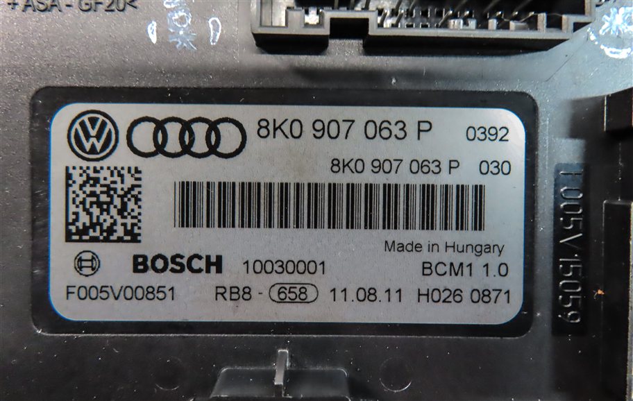 Thumbnail 18: 2012 AUDI A4 A5 (B8 8K 8T) 2.0L ECM BCM GATEWAY IMMOBILIZER MODULE KEY SET/9