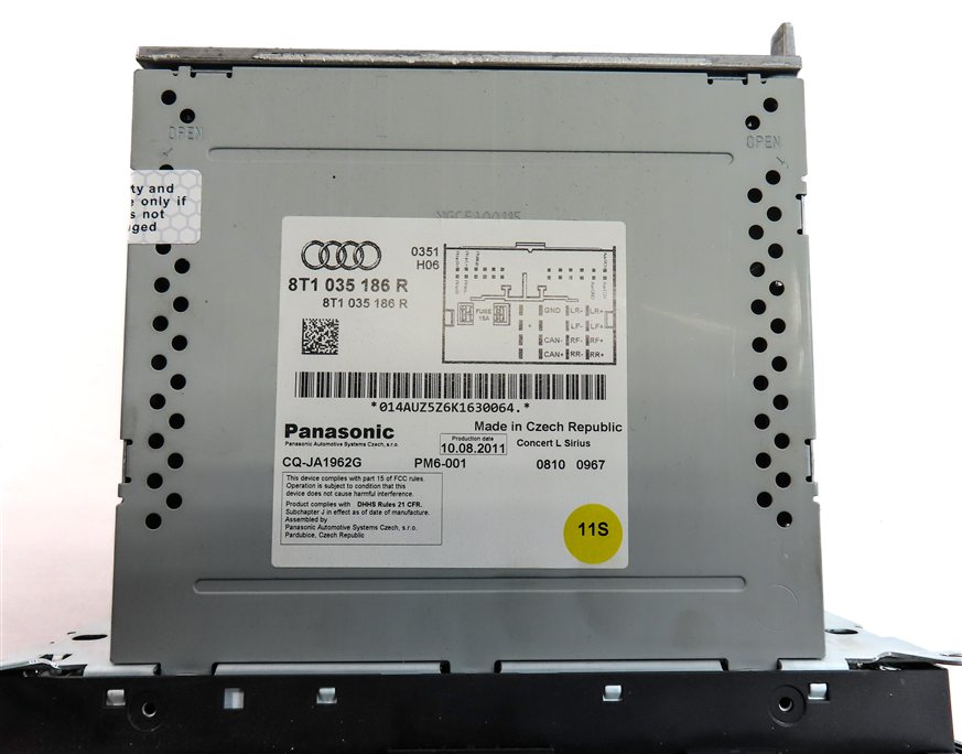 Thumbnail 7: 2012 AUDI A5 COUPE (B8 8T) FRONT AM FM RADIO CD NAVIGATION HEAD CONTROL UNIT
