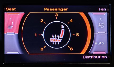 2012 AUDI A5 COUPE (B8 8T) FRONT CENTER DASH INFORMATION MEDIA SCREEN