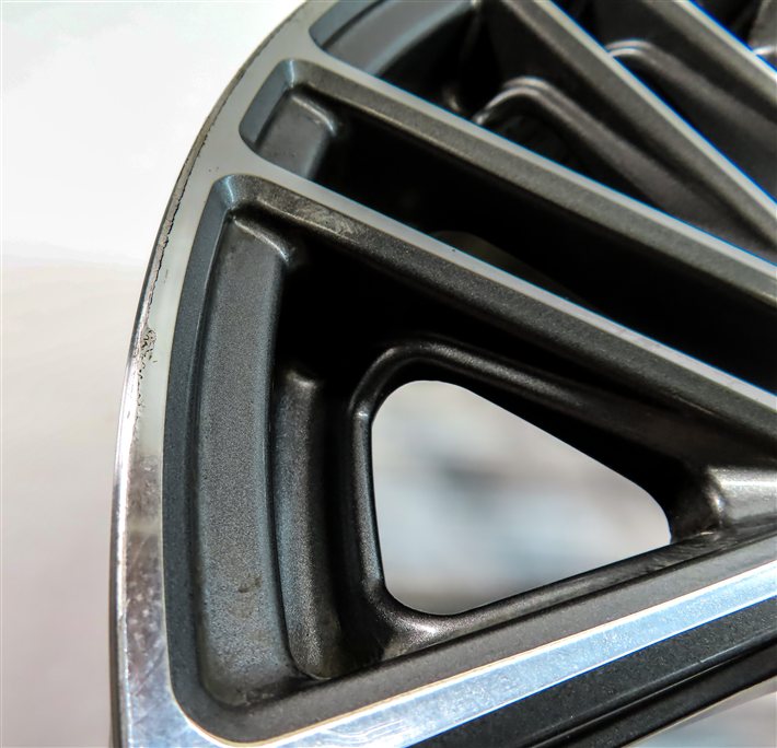 Thumbnail 4: 2012 AUDI A5 COUPE (B8 8T) 18X8.5 MANDRUS MASCHE WHEEL RIM GUNMETAL/MIRROR FACE