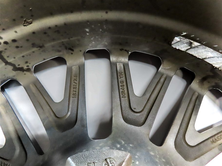 Thumbnail 8: 2012 AUDI A5 COUPE (B8 8T) 18X8.5 MANDRUS MASCHE WHEEL RIM GUNMETAL/MIRROR FACE