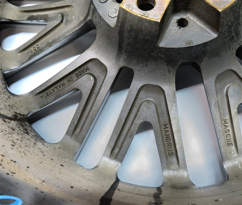 Thumbnail 10: 2012 AUDI A5 COUPE (B8 8T) 18X8.5 MANDRUS MASCHE WHEEL RIM GUNMETAL/MIRROR FACE