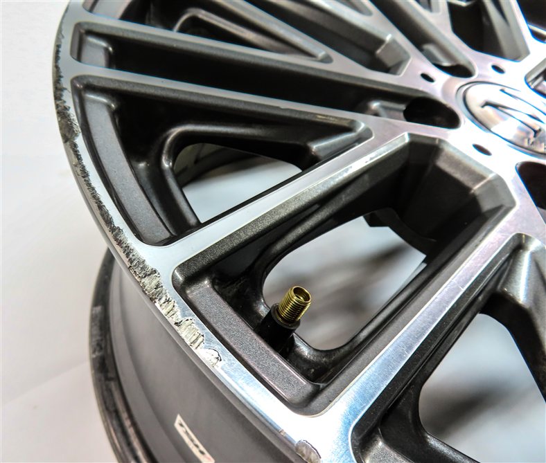 Thumbnail 3: 2012 AUDI A5 COUPE (B8 8T) 18X8.5 MANDRUS MASCHE WHEEL RIM GUNMETAL/MIRROR FACE
