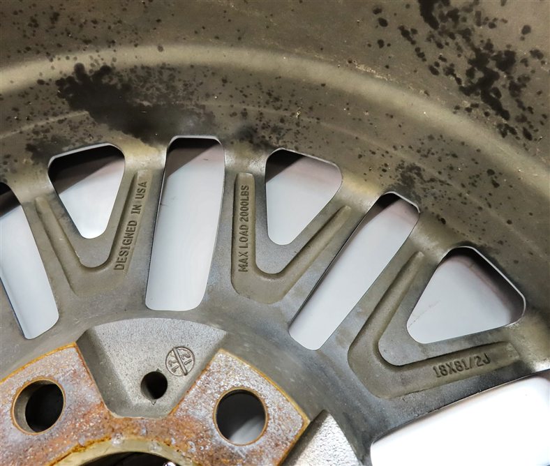 Thumbnail 8: 2012 AUDI A5 COUPE (B8 8T) 18X8.5 MANDRUS MASCHE WHEEL RIM GUNMETAL/MIRROR FACE