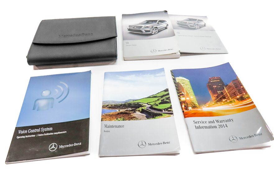 Thumbnail 1: 2014 MERCEDES GL450 (X166) 4.6L (M278.928) OWNER'S MANUAL BOOKLET SET/6 w/ CASE