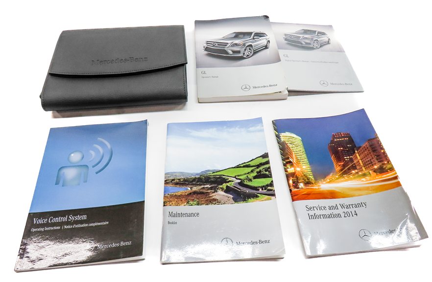 Thumbnail 2: 2014 MERCEDES GL450 (X166) 4.6L (M278.928) OWNER'S MANUAL BOOKLET SET/6 w/ CASE