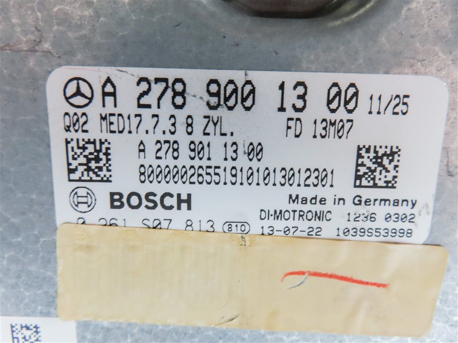 Thumbnail 6: 2013-2020 MERCEDES E GLE GL ML CLASS (W166 X166) 4.6L M278 ENGINE CONTROL MODULE