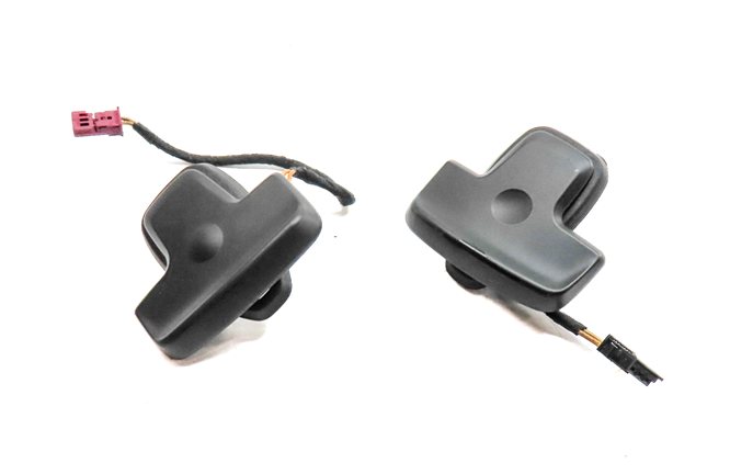 Thumbnail 2: 2014 MERCEDES GL450 (X166) DRIVER STEERING WHEEL PADDLE SHIFT SHIFTER SET/2