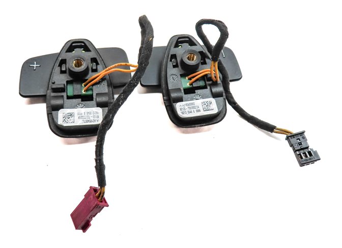 Thumbnail 3: 2014 MERCEDES GL450 (X166) DRIVER STEERING WHEEL PADDLE SHIFT SHIFTER SET/2