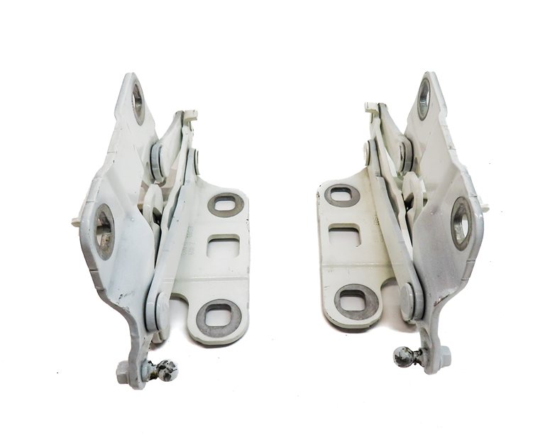 Thumbnail 7: 12-19 MERCEDES GL ML (W166 X166) FRONT LEFT & RIGHT HOOD HINGE SET (White)