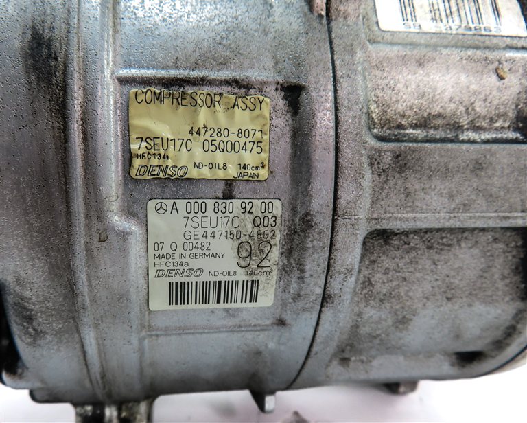 Thumbnail 9: 2014-2015 MERCEDES GL450 GL550 GL63 (X166) 4.6L ENGINE A/C AIR COMPRESSOR PUMP