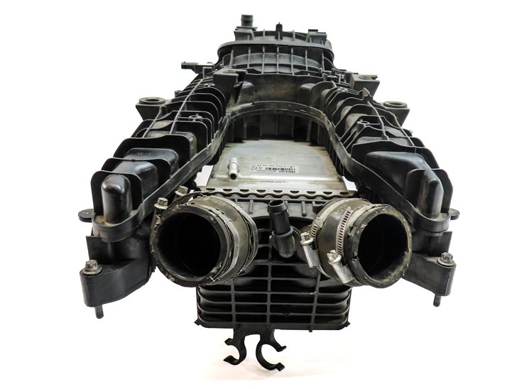 Thumbnail 3: 2014 MERCEDES GL450 (X166) 4.6L (M278.928) ENGINE INTAKE MANIFOLD w/ INTERCOOLER