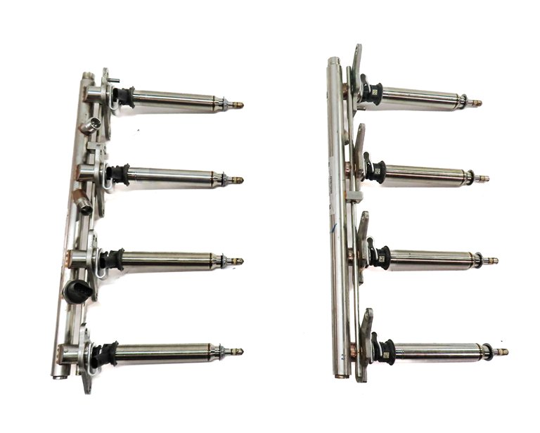 Thumbnail 6: 2014 MERCEDES GL450 (X166) 4.6L (M278.928) ENGINE FUEL INJECTOR SET/8 w/RAILS
