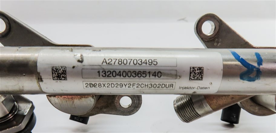 Thumbnail 8: 2014 MERCEDES GL450 (X166) 4.6L (M278.928) ENGINE FUEL INJECTOR SET/8 w/RAILS