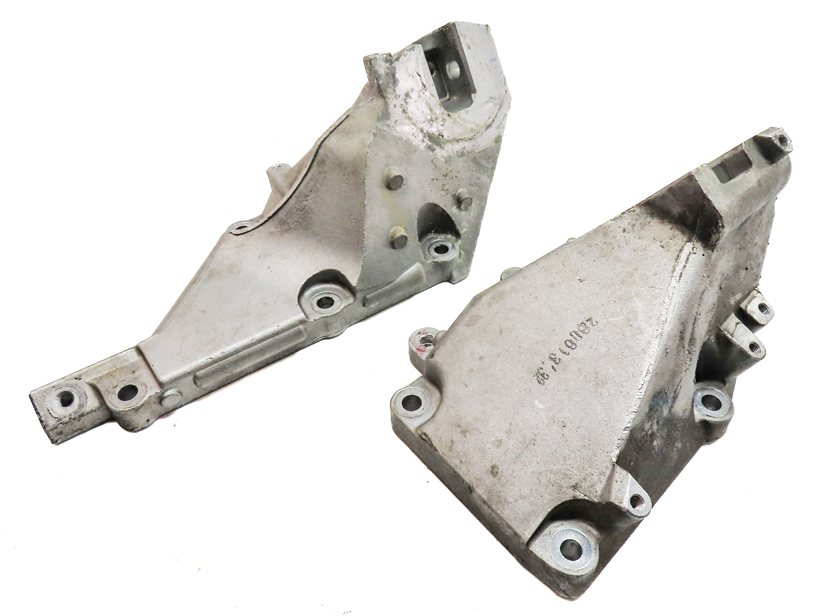 2014 MERCEDES GL450 X166 4.6L M278.928 ENGINE MOTOR SUPPORT MOUNT BRACKET SET/2
