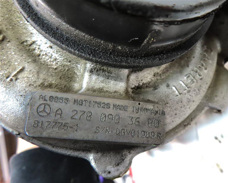 Thumbnail 11: 11-20 MERCEDES E GL ML S SL CLS C216 W212 W166 W222 X166 4.6L RIGHT TURBOCHARGER