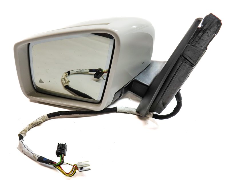 Thumbnail 3: 12-16 MERCEDES GL450 GL550 ML350 (W166 X166) LEFT BLIND SPOT MIRROR (White)