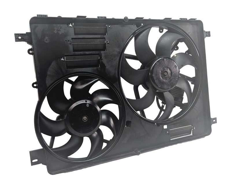 Thumbnail 1: 12-17 LR2 DISCOVERY SPORT RANGE ROVER EVOQUE L550 RADIATOR COOLING FAN & SHROUD