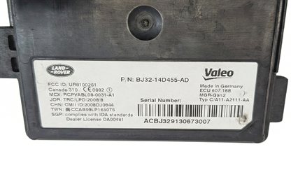 Thumbnail 6: 2013 RANGE ROVER EVOQUE (L538) REAR BLIND SPOT RADAR SENSOR MODULE