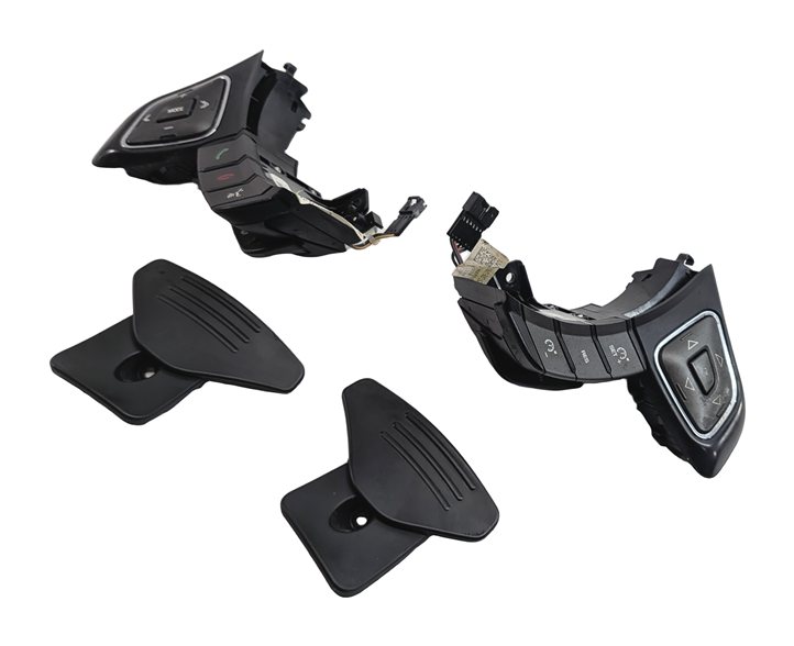 Thumbnail 3: 13 ROVER EVOQUE (L538) STEERING WHEEL PADDLE SHIFT FUNCTION SWITCH BUTTON SET/4