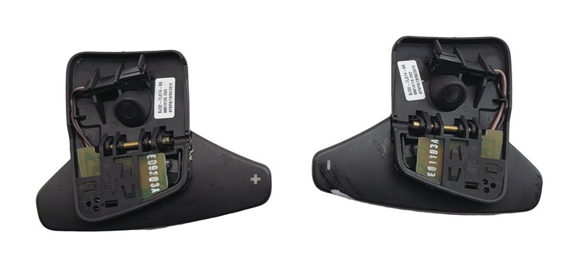 Thumbnail 5: 13 ROVER EVOQUE (L538) STEERING WHEEL PADDLE SHIFT FUNCTION SWITCH BUTTON SET/4