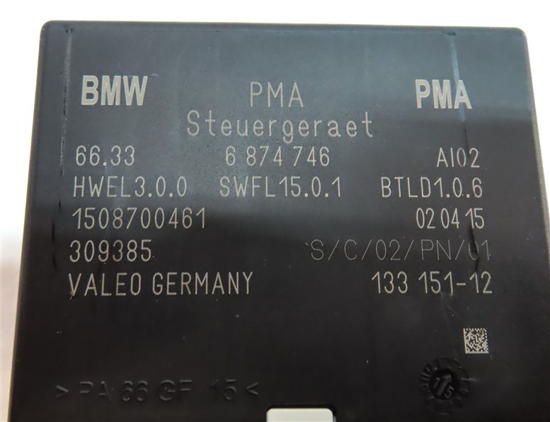 Thumbnail 4: 15-22 BMW X1 X2 X3 X4 X5 X6 MIN COOPER CLUBMAN (F48 F39 G01) PDC CONTROL MODULE