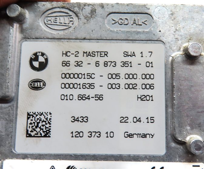 Thumbnail 6: 2015 BMW X5 (F15) REAR DRIVER ASSIST BLIND SPOT RADAR SENSOR MODULE (MASTER)