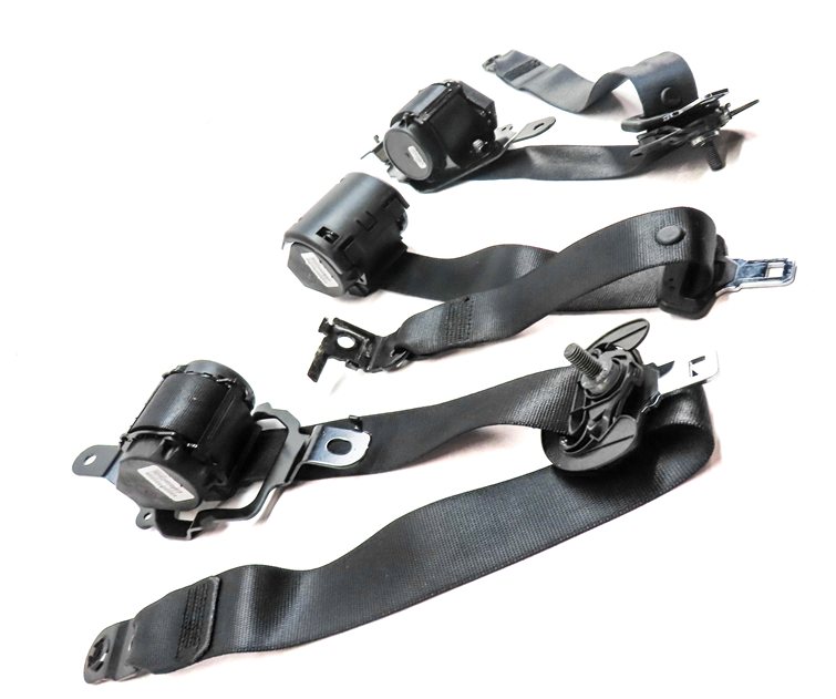 Thumbnail 2: 2015 BMW X5 (F15) REAR LEFT CENTER RIGHT SEAT SEATBELT RETRACTOR SET/3 (Black)