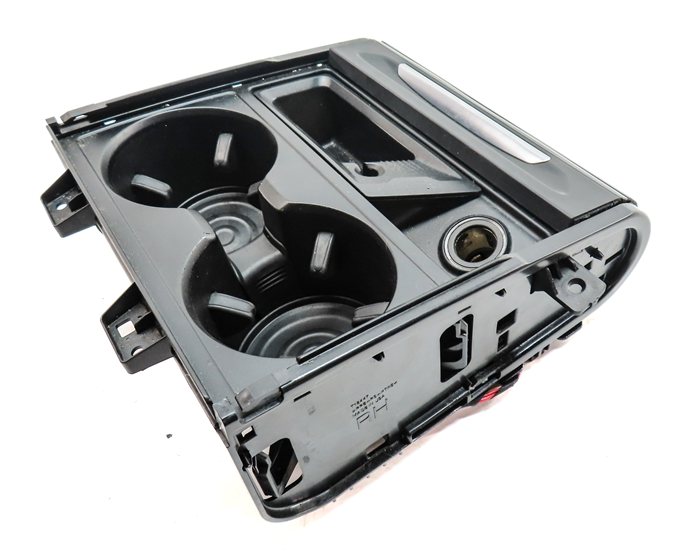 Thumbnail 2: 2015 BMW X5 (F15) FRONT CENTER CONSOLE DUAL CUPHOLDER w/12V POWER SOCKET ASHTRAY