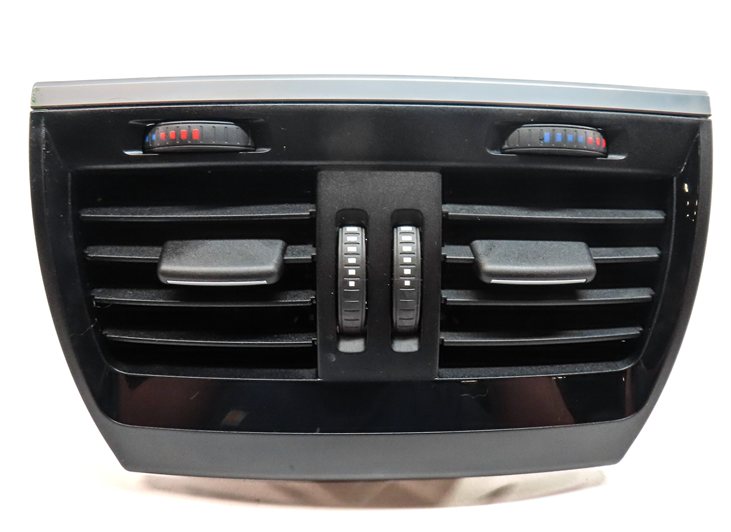 Thumbnail 3: 2015 BMW X5 (F15) REAR CENTER CONSOLE HEAT AIR AC HVAC DUAL VENT (Black)