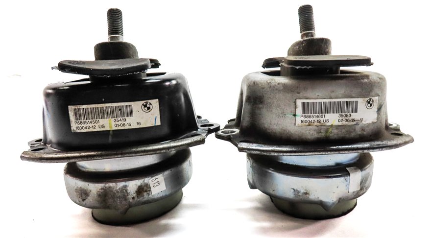 Thumbnail 2: 2015 BMW X5 (F15) 3.0L (N55) LEFT & RIGHT ENGINE MOTOR SUPPORT MOUNT SET/2