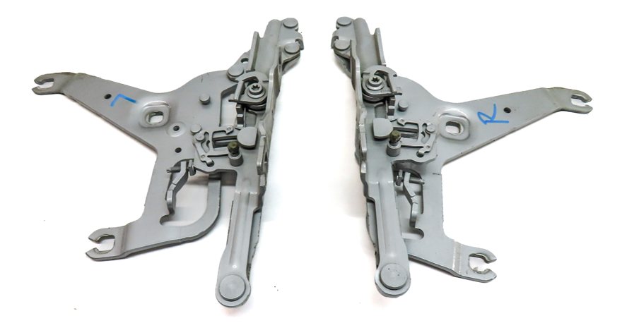 Thumbnail 2: 2014-2019 BMW X5 X6 (F15 F16) LEFT & RIGHT HOOD HINGE SET (Silver)