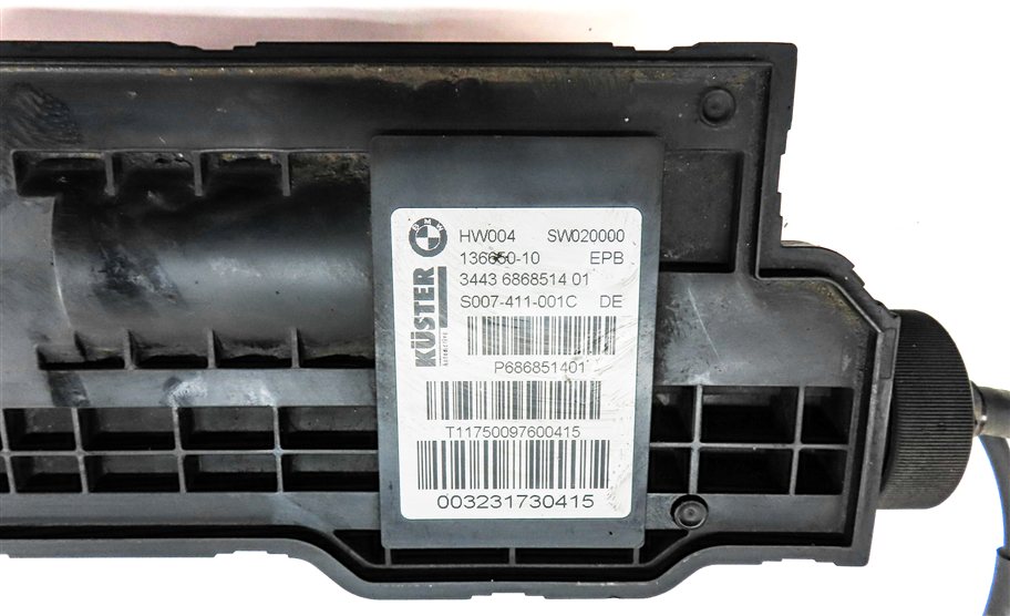 Thumbnail 4: 2015 BMW X5 (F15) EMERGENCY ELECTRONIC PARK PARKING BRAKE ACTUATOR w/ CABLES