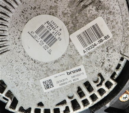 Thumbnail 4: 2014-2019 BMW X5 X6 (F15 F16) 2.0L / 3.0L / 3.0D 850 WATT RADIATOR COOLING FAN