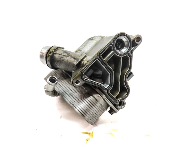 Thumbnail 4: 2015 BMW X5 (F15) 3.0L (N55) ENGINE MOTOR OIL FILTER HOUSING w/ COOLER & BMS CAP