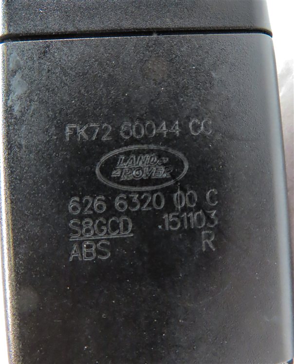 Thumbnail 6: 2016 ROVER DISCOVERY SPORT (L550) REAR 2ND ROW RIGHT SEATBELT BUCKLE RECEIVER