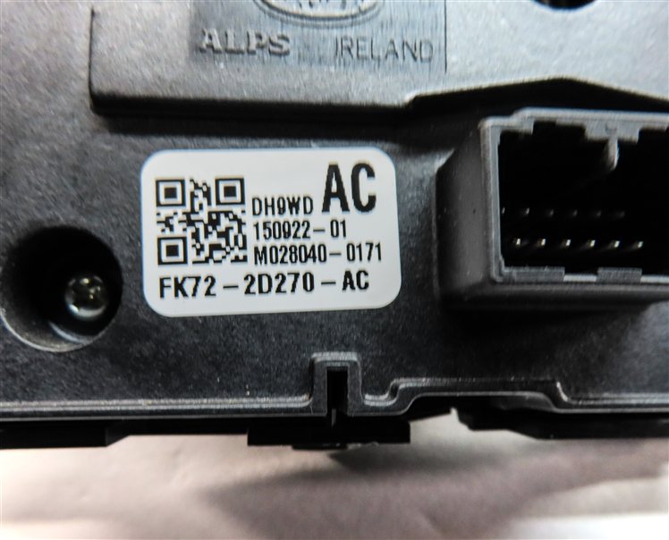 Thumbnail 7: 2016 ROVER DISCOVERY SPORT (L550) REAR HEAT AIR HVAC CLIMATE CONTROL KNOB SWITCH