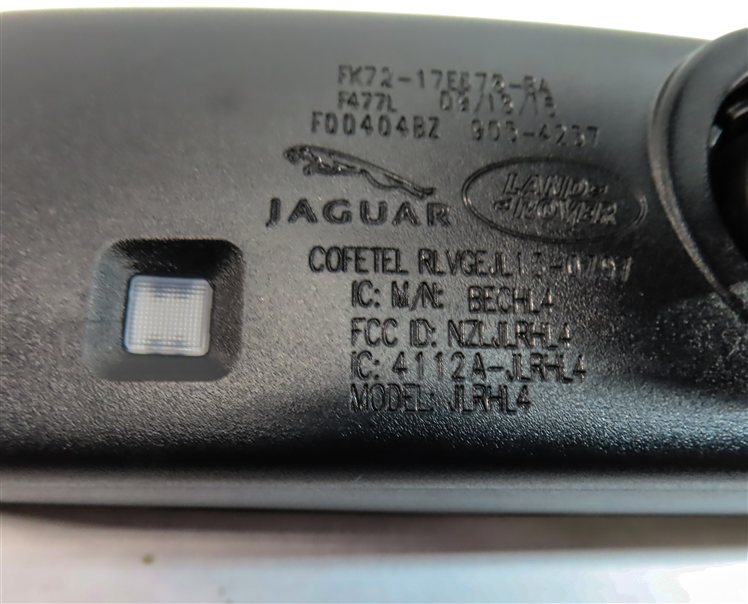 Thumbnail 10: 15-19 JAGUAR FPACE XE XF DISCOVERY SPORT EVOQUE HOMELINK REARVIEW MIRROR (Black)