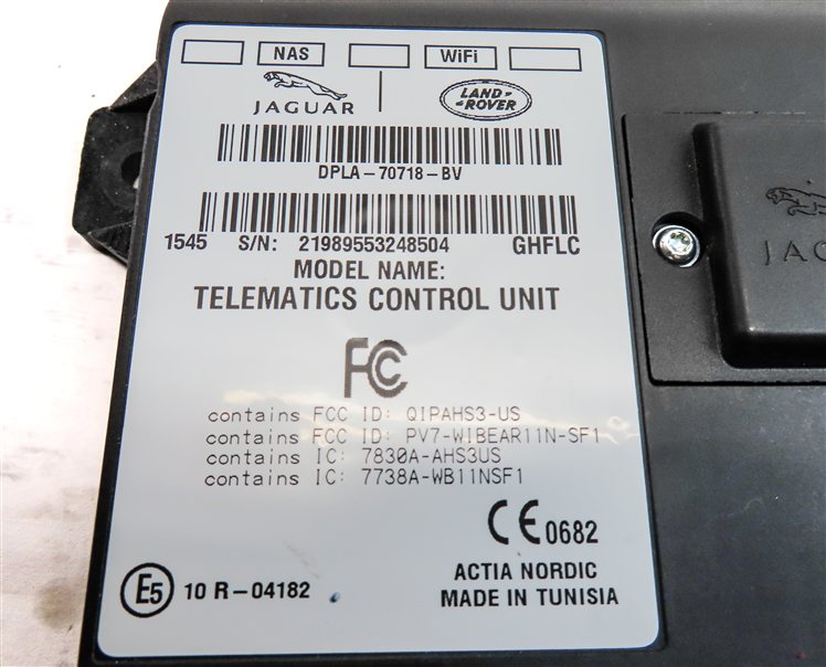 Thumbnail 8: 2016 LAND ROVER DISCOVERY SPORT (L550) TELEMATICS COMMUNICATION CONTROL MODULE