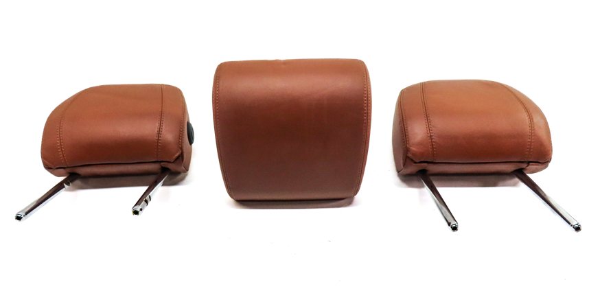 15-19 DISCOVERY SPORT (L550) REAR 2ND ROW LEFT CENTER RIGHT HEADREST SET/3 (Tan)