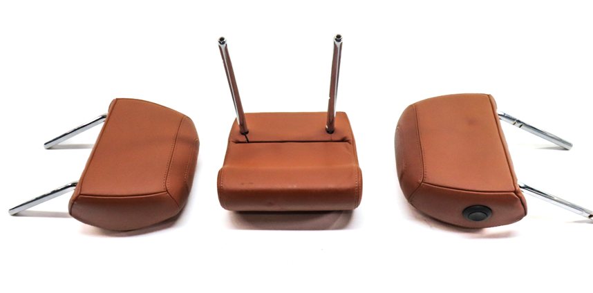 Thumbnail 2: 15-19 DISCOVERY SPORT (L550) REAR 2ND ROW LEFT CENTER RIGHT HEADREST SET/3 (Tan)