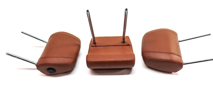 Thumbnail 3: 15-19 DISCOVERY SPORT (L550) REAR 2ND ROW LEFT CENTER RIGHT HEADREST SET/3 (Tan)