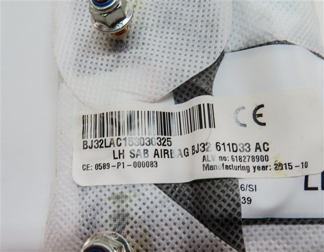 Thumbnail 6: 12-19 DISCOVERY SPORT EVOQUE (L538 L550) LEFT FRONT DRIVER SEAT AIRBAG AIR BAG