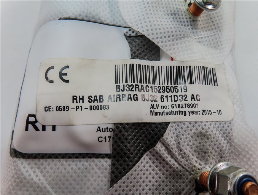 Thumbnail 5: 2012-2019 DISCOVERY SPORT EVOQUE (L538 L550) RIGHT FRONT PASSENGER SEAT AIRBAG