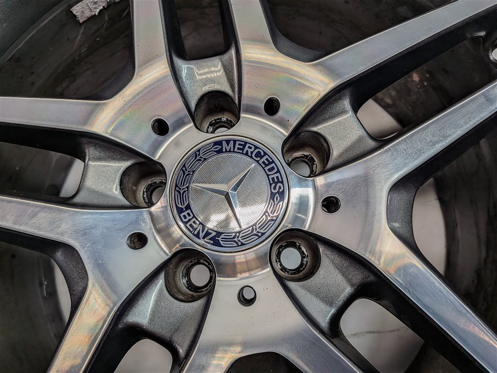 Thumbnail 6: 14-16 MERCEDES E350 E400 E550 (A207 C207 W207) 18x8 FRONT 10-SPOKE AMG WHEEL RIM